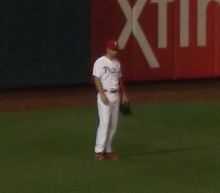 Grady Sizemore in the outfield