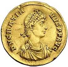 A Roman coin