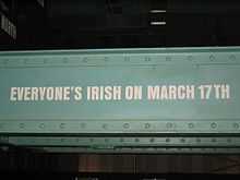 Everyone's Irish on 17 March