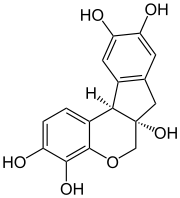 Skeletal formula of haematoxylin