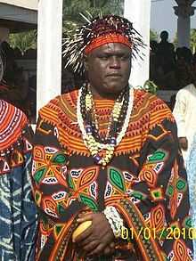 Portrait of H.R.H Fon Tebo II of Batibo.