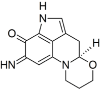 Chemical structure of haematopodin B