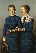 Hans Thoma - Bildnis der beiden Töchter der Familie Haag (1883).jpg