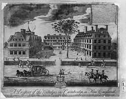 Harvard College in 1740
