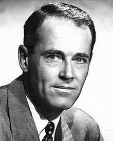 Black and white promo photo of Henry Fonda.