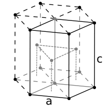 Hexagonal close packed crystal structure for yttrium