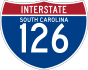 Interstate 126 marker