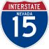 Interstate 15 marker