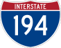 Interstate 194 marker