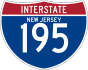 Interstate 195 marker