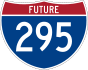 Interstate 295 marker