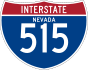 Interstate 515 marker