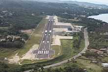 A view of an international airport