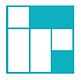 A square logo containing a blocky white I and R on a teal background.