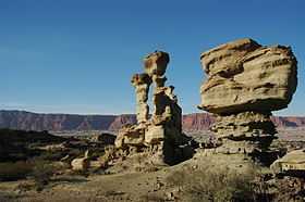 The Submarine, wind-eroded rock formation