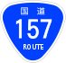 National Route 157 shield