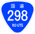 National Route 298 shield