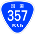 National Route 357 shield