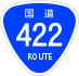 National Route 422 shield