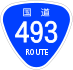 National Route 493 shield