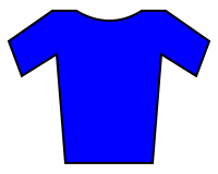 A blue jersey