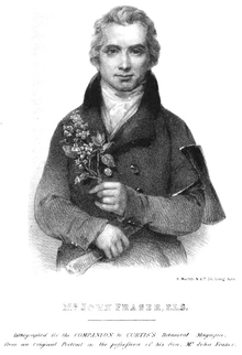 John Fraser, lithograph of an 18th-century portrait