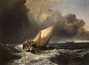 Joseph Mallord William Turner – Dutch Boats in a Gale (1801)
