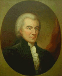 Upper body portrait of a well-dressed man in a black coat