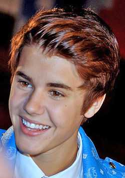 Photograph of Justin Bieber