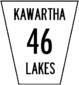 Kawartha Lakes Municipal Road 46 shield