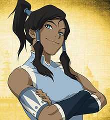 Korra with her arms cross