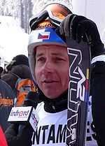 Tomáš Kraus at the 2010 Ski Cross World Cup in Les Contamines-Montjoie
