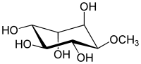 Chemical structure of quebrachitol