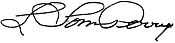Signature of L. Tom Perry