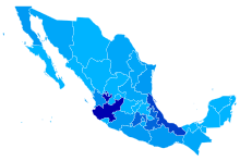 Demographics of La Luz del Mundo Church according to the 2010 INEGI Census.