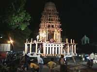 image of a chariot in a temple festival