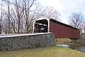 Leaman's Place Covered Bridge Three-Quarters View Buggy 3008px.jpg