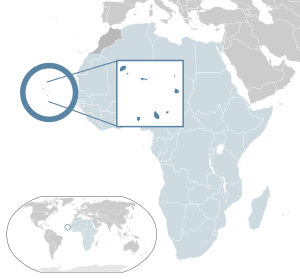 Location of  Cape Verde  (dark blue)– in Africa  (light blue & dark grey)– in the African Union  (light blue)