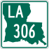 Louisiana Highway 306 marker