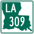 Louisiana Highway 309 marker