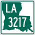 Louisiana Highway 3217 marker