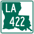 Louisiana Highway 422 marker