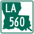 Louisiana Highway 560 marker