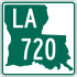 Louisiana Highway 720 marker