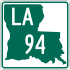 Louisiana Highway 94 marker