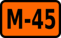 Autopista M-45 shield