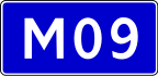 Highway M09 shield}}