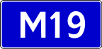 Highway M19 shield}}