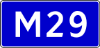 Highway M29 shield}}