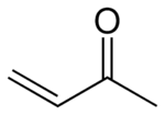 Skeletal formula of methyl vinyl ketone